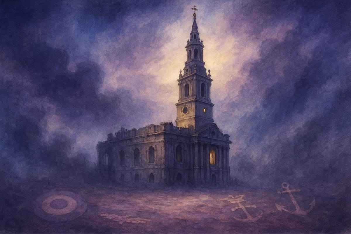 St Clement Danes: The War-Torn Temple at the Crossing of Power Lines